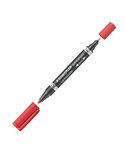 PENNARELLO LUMOCOLOR DUO PERMANENT 348 F/M ROSSO 348-2