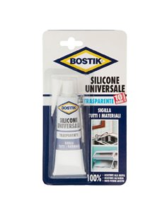SILICONE UNIVERSALE TRASPARENTE 60ML BOSTIK D2476 BOSTIK COLLE SPECIALI