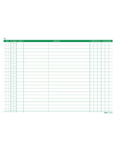 100 SCHEDE PER DENTISTI 17X24CM VERDE E3529 EDIPRO E3529 EDIPRO SCHEDE-SCHEDARI