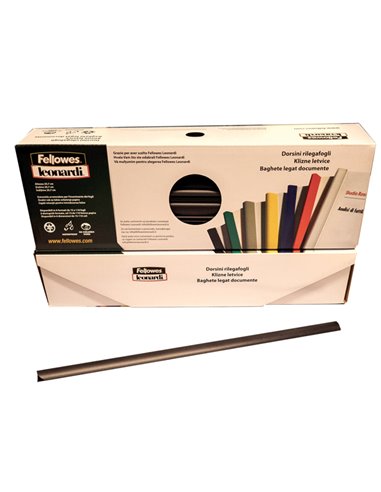 SCATOLA 50 DORSETTI 6MM NERO TONDO D106NE