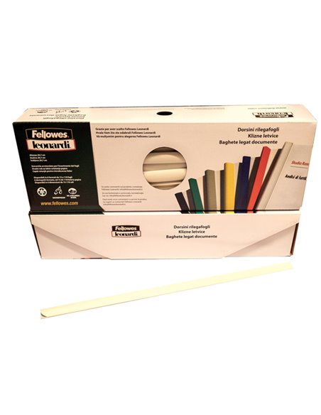 SCATOLA 25 DORSETTI 16MM BIANCO TRIANGOLARE D116BI