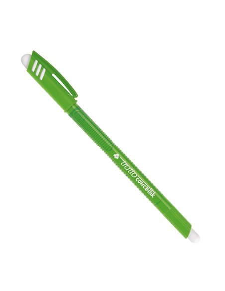Penna sfera cancellabile CANCELLIK 1,0mm verde chiaro TRATTO 826110
