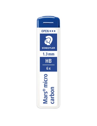 Astuccio 6 mine 1.3mm MARS®MICRO 250 13-HB STAEDTLER 250 13-HB STAEDTLER MINE
