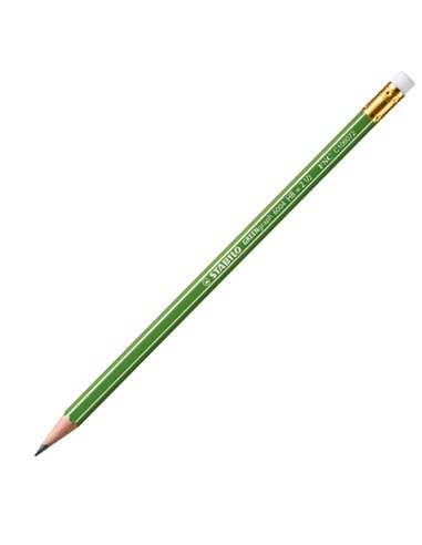 SCATOLA 12 MATITE C/GOMMINO GRAFITE HB FSC STABILO GREEN GRAPH 6004/HB STABILO MATITE GRAFITE