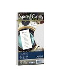 10 buste SPECIAL EVENTS METAL 120gr 110x220mm bianco FAVINI A570154