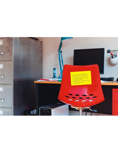 BLOCCO 45foglietti Post-it® Super Sticky 101x152mm MEETING NOTE NEON 6445-SSP 7100235019 POST-IT BLOCCHI ADESIVI-DISPENSER