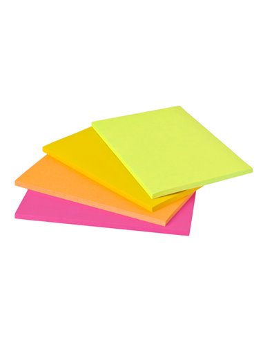 BLOCCO 45foglietti Post-it® Super Sticky 101x152mm MEETING NOTE NEON 6445-SSP 7100235019 POST-IT BLOCCHI ADESIVI-DISPENSER