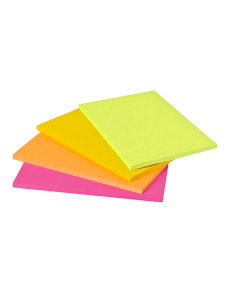 BLOCCO 45foglietti Post-it® Super Sticky 101x152mm MEETING NOTE NEON 6445-SSP 7100235019 POST-IT BLOCCHI ADESIVI-DISPENSER