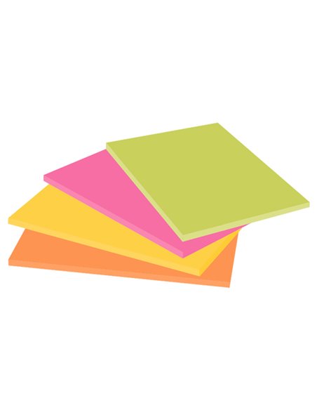 BLOCCO 45foglietti Post-it® Super Sticky 203x152mm MEETING NOTE NEON 6845-SSP 7100234637