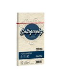 25 buste CALLIGRAPHY PERGAMENA 110x220mm 90gr naturale FAVINI A57Q203