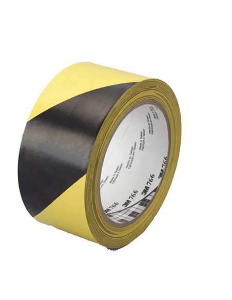 NASTRO ADESIVO 50MMX33MT GIALLO/NERO Scotch® 766 7100015263 SCOTCH SEGNALETICA