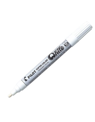 Marcatore SUPER COLOR punta media vernice white PILOT 002456 PILOT A VERNICE