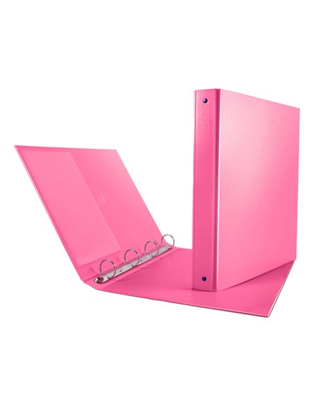 Raccoglitore Nettuno 30 A4 4R rosa Sei Rota 36803049 SEI ROTA RACCOGLITORI AD ANELLI