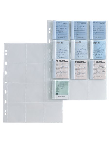 10 BUSTE FORATE PORTA MATRICI ASSEGNI ATLA MA 662504 SEI ROTA BUSTE PER USI DIVERSI E DEDICATI