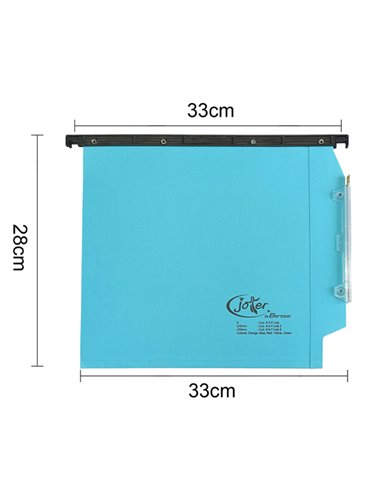 CARTELLA SOSPESA ARMADIO 33/V BLU JOKER BERTESI 414FLINK-A3 BERTESI CARTELLE SOSPESE IN CARTONCINO