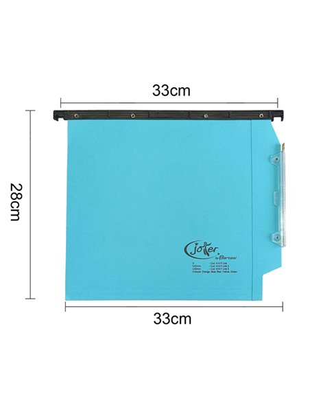 CARTELLA SOSPESA ARMADIO 33/V BLU JOKER BERTESI 414FLINK-A3 BERTESI CARTELLE SOSPESE IN CARTONCINO