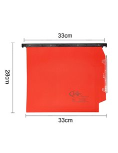 CARTELLA SOSPESA ARMADIO 33/V ROSSO JOKER BERTESI 414F LINK-A4 2