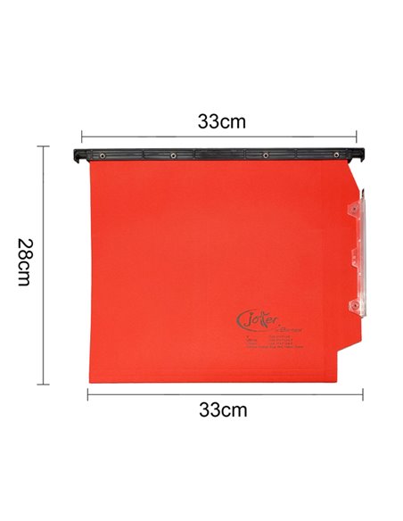 CARTELLA SOSPESA ARMADIO 33/V ROSSO JOKER BERTESI 414F LINK-A4