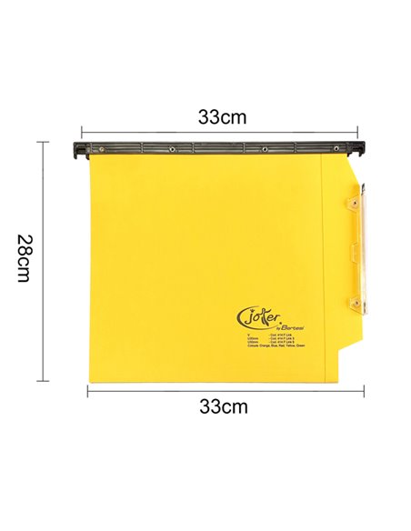 CARTELLA SOSPESA ARMADIO 33/V GIALLO JOKER BERTESI 414F LINK-A5 BERTESI CARTELLE SOSPESE IN CARTONCINO