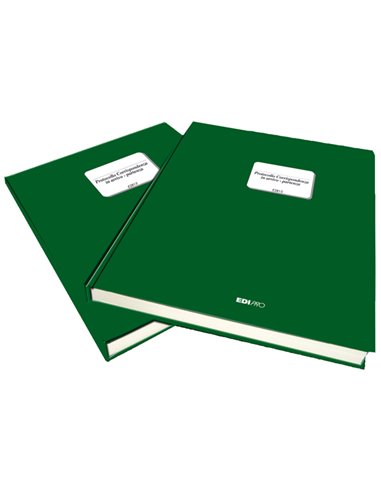 REGISTRO CORRISPONDENZA ARRIVO-PARTENZA 500PAG. 31X24,5 E2815 E2815 EDIPRO SEGRETERIA