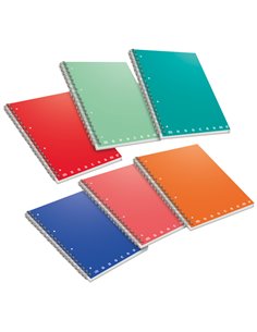 MAXIQUADERNO A4 SPIRALATO c/fori microperf 80gr 70fg 4mm MONOCROMO PIGNA 02155554M