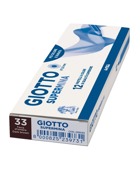 Pastello Giotto Supermina monocolore terra d'ombra 33 239033 GIOTTO PASTELLI COLORATI