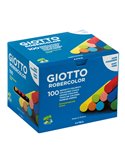 SCATOLA 100 GESSETTI TONDI COLORATI GIOTTO 539000