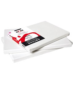 Tela pittura Classic 25x35cm bianco DOM 355/2535 DOM ACCESSORI PITTURA