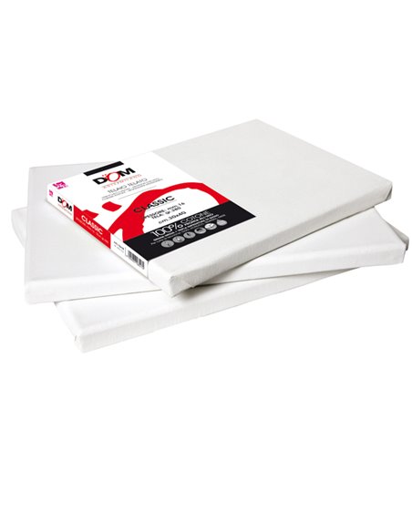 Tela pittura Classic 30x40cm bianco DOM 355/3040