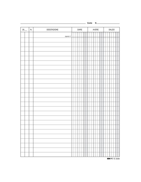 100 SCHEDE VERTICALE 21X15CM DARE/AVERE/SALDO E3336BL E3336BL EDIPRO SCHEDE-SCHEDARI