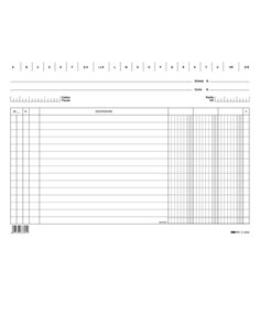100 SCHEDE 3 COLONNE ORIZZONTALI 17X24CM E3369BL E3369BL EDIPRO SCHEDE-SCHEDARI