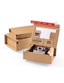 SCATOLA SPEDIZIONE A5+ 230X166X90MM AVANA CP067.02
