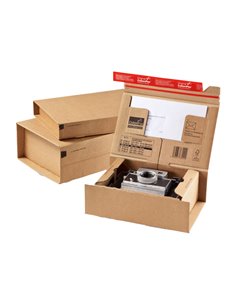 SCATOLA SPEDIZIONE A3+ 460X310X160MM AVANA CP067.07 COLOMPAC SCATOLE E TUBI PER SPEDIZIONE