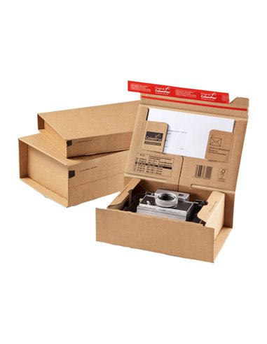 SCATOLA SPEDIZIONE A3+ 460X310X160MM AVANA CP067.07 COLOMPAC SCATOLE E TUBI PER SPEDIZIONE