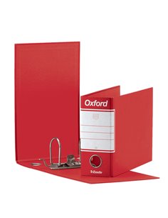 Registratore OXFORD G81 rosso dorso 8cm f.to memorandum ESSELTE 390781160 ESSELTE REGISTRATORI A LEVA