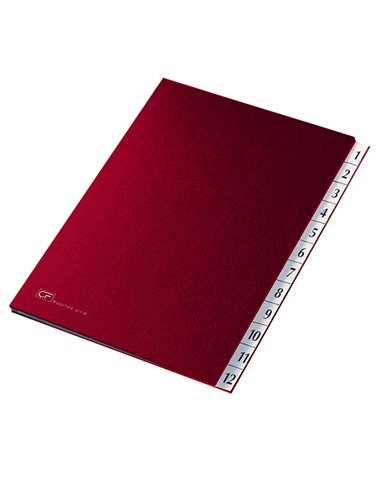 MONITORE 1/12 FRASCHINI FORMATO 24X34CM ROSSO ART. 627-N 627N-ROSSO FRASCHINI CLASSIFICATORI
