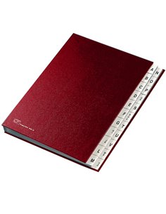 MONITORE A/Z FRASCHINI FORMATO 24X34CM ROSSO ART. 640-D 640D-ROSSO FRASCHINI CLASSIFICATORI