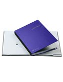 LIBRO FIRMA 14 PAGINE 24X34CM BLU 614-A FRASCHINI 614A-BLU