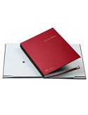 LIBRO FIRMA 14 PAGINE 24X34CM ROSSO 614-A FRASCHINI 614A-ROSSO