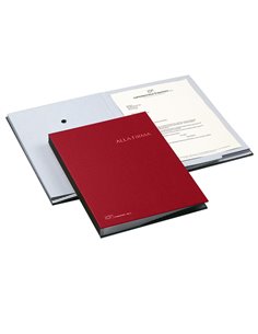 LIBRO FIRMA 18 PAGINE 24X34CM ROSSO 618-A FRASCHINI 618A-ROSSO FRASCHINI LIBRI FIRMA