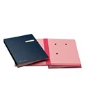 LIBRO FIRMA C/PORTAETICHETTA 18 PAGINE 24X34CM BLU 618-D FRASCHINI 618D-BLU