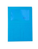 50 Cartelline a L c/finestra azzurro 120gr Sintex Blasetti 572