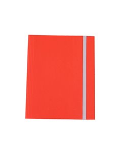 CARTELLINA 3 LEMBI C/ELASTICO FIBRONE 27X37CM ROSSO 75 CDG CG0075FEXXXAC02 CART. GARDA CARTELLE CON ELASTICO