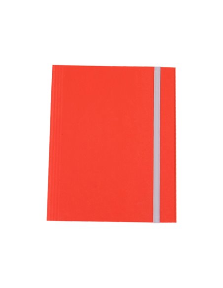 CARTELLINA 3 LEMBI C/ELASTICO FIBRONE 27X37CM ROSSO 75 CDG CG0075FEXXXAC02 CART. GARDA CARTELLE CON ELASTICO