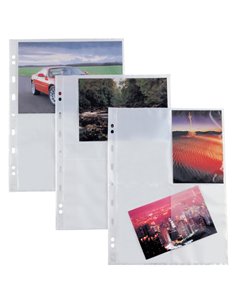 10 buste forate ATLA F 10x15cm-8 foto SEI ROTA 662501