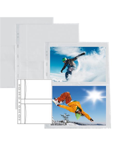 10 buste forate ATLA F 13x18cm-4 foto SEI ROTA 662502 SEI ROTA BUSTE PER USI DIVERSI E DEDICATI