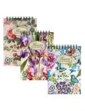 BLOCCO SPIRALE 5MM A5 80GR 50FG PIGNA NATURE FLOWERS 02221725M