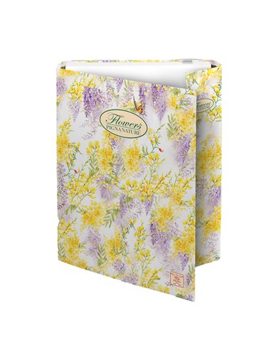 Cartella progetti con elastico 26x34cm dorso 3cm Pigna Nature Flowers 0089256D3 PIGNA CARTELLE CON ELASTICO