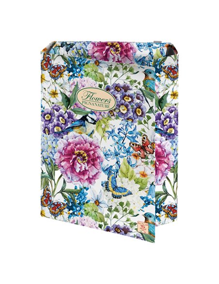 Cartella progetti con elastico 24x34cm dorso 7cm Pigna Nature Flowers 0089255D7 PIGNA CARTELLE CON ELASTICO