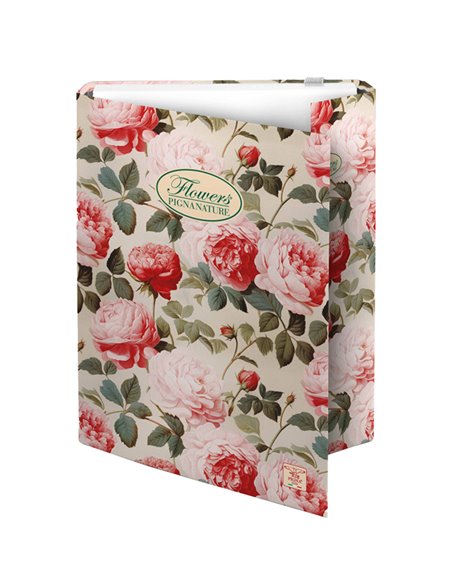 Cartella progetti con elastico 24x34cm dorso 7cm Pigna Nature Flowers 0089255D7 PIGNA CARTELLE CON ELASTICO